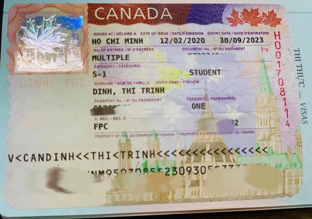 Chúc mừng bạn Đinh Thị Trinh đã đạt Visa du học Canada