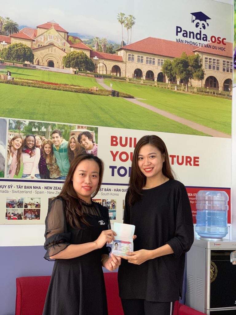 Chúc mừng bạn Nguyễn T Thanh Trang đã đạt được visa học Thạc sỹ tại Boston, Mỹ
