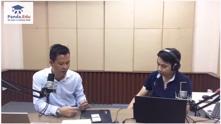 Mr. Trịnh Khắc Điệp trên sóng Hải Phòng Cafe sáng - Radio FM 102 giới thiệu về Học xá tiếng Đức Panda